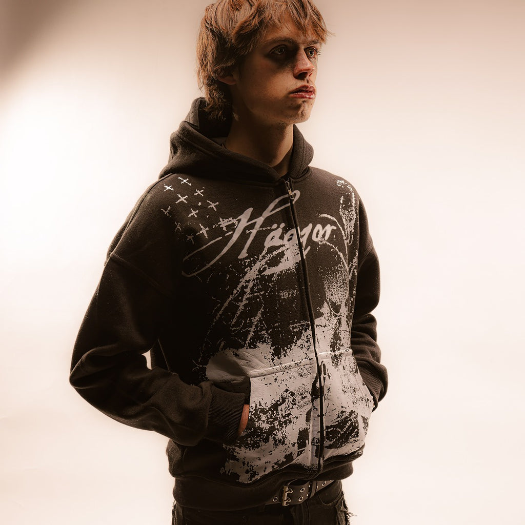 Phantom Print Zip Up