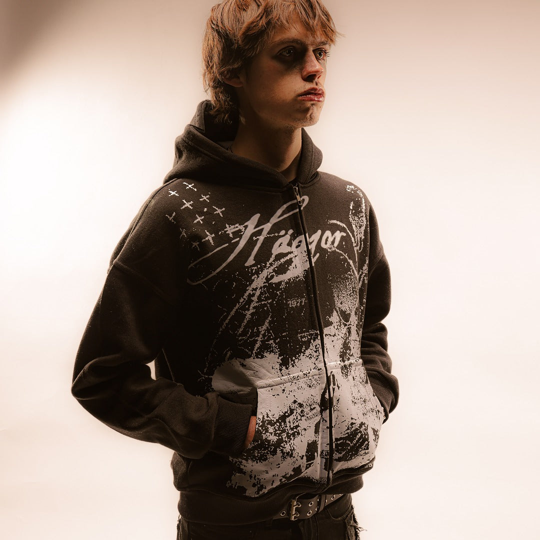 Phantom Print Zip Up